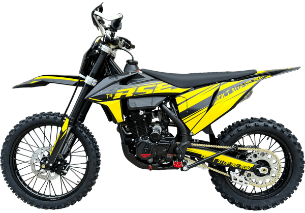 Изображение товара Мотоцикл BSE T4 ZS172FMM-5 / B0T4YE015HHH2 (желтый)