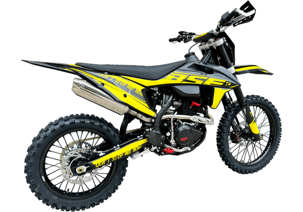 Изображение товара Мотоцикл BSE T4 ZS172FMM-5 / B0T4YE015HHH2 (желтый)