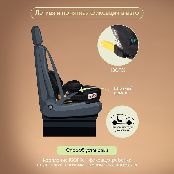 Изображение товара Бустер Kidzi Bro I-Size / KDZ07GOB (черный)