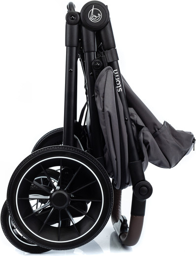 Изображение товара Детская прогулочная коляска Kidzi Storm WG / KDZ211BGR (серый)