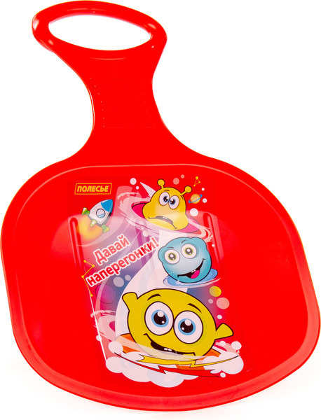 Изображение товара Санки-ледянка Полесье №2 с наклейкой V2 / 96555