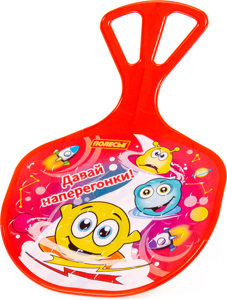 Изображение товара Санки-ледянка Полесье №3 с наклейкой V2 / 96616