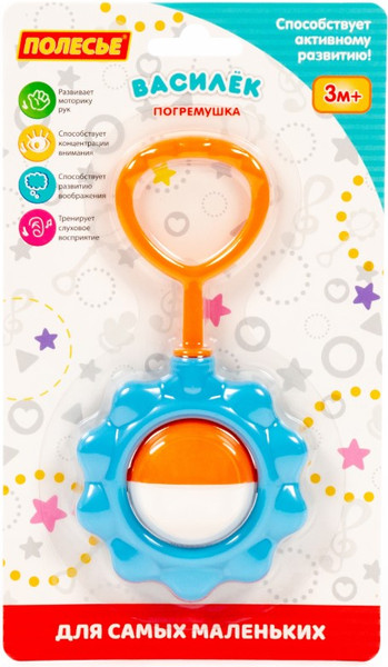 Изображение товара Погремушка Полесье Василек / 09354