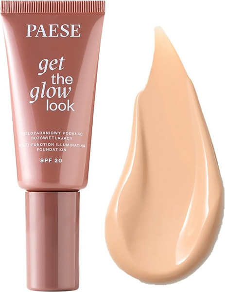 Изображение товара Тональный крем Paese Get The Glow Look Иллюминирующий SPF20 тон 2N (30мл)