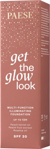 Изображение товара Тональный крем Paese Get The Glow Look Иллюминирующий SPF20 тон 2N (30мл)