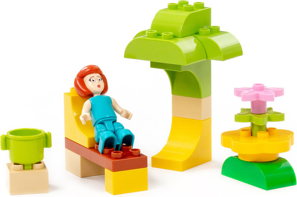 Изображение товара Конструктор Полесье Простоквашино. Мама на шезлонге / 23357 (18эл)