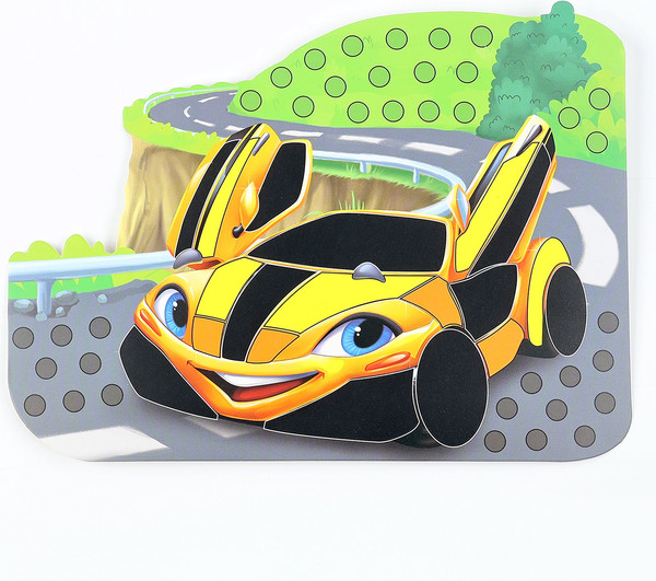 Изображение товара Набор для творчества Школа талантов Аппликация стикерами. Желтая тачка / 10657565