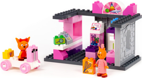 Изображение товара Конструктор Полесье Три кота. Магазин игрушек / 61397