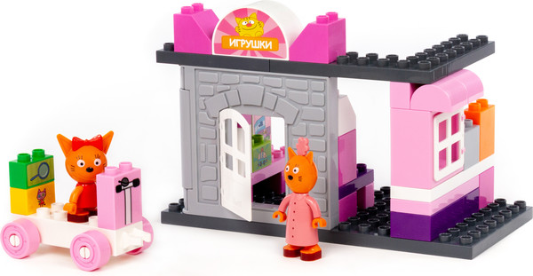 Изображение товара Конструктор Полесье Три кота. Магазин игрушек / 61397