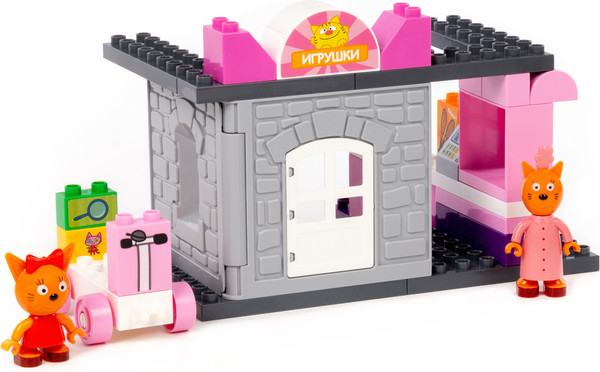 Изображение товара Конструктор Полесье Три кота. Магазин игрушек / 61397