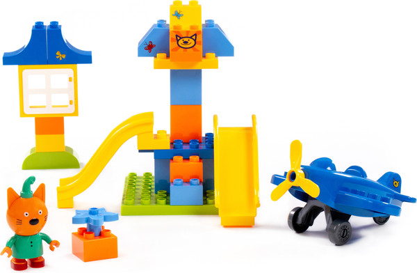 Изображение товара Конструктор Полесье Три кота. Компот на игровой площадке / 77476