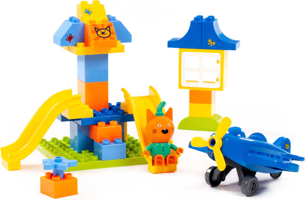 Изображение товара Конструктор Полесье Три кота. Компот на игровой площадке / 77476