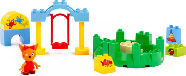 Изображение товара Конструктор Полесье Три кота. Карамелька в песочнице / 77162