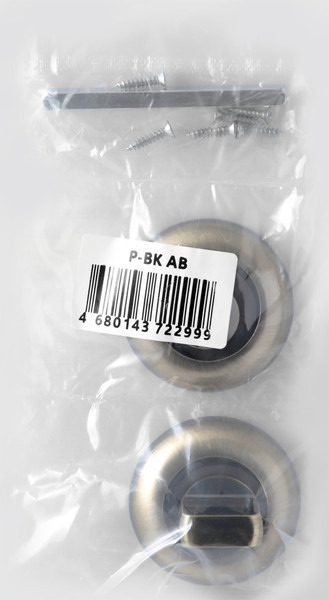 Изображение товара Фиксатор дверной защелки Стандарт P-BK-R1 AB (старая бронза)