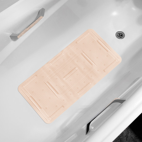 Изображение товара Коврик на присосках Вилина Спа 6908 (37x70, светло-бежевый)