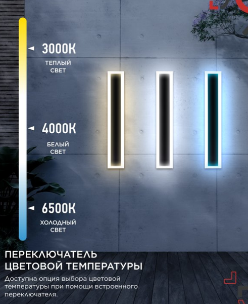 Изображение товара Бра уличное INhome MARS60-20AC-ВL / 4690612060958 (черный)