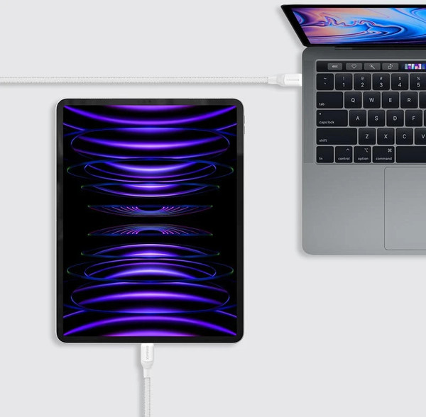 Изображение товара Кабель Momax 1-Link USB-C/USB-C / DC26W (3м, белый)