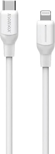 Изображение товара Кабель Momax 1-Link USB-C/Lightning / DL53W (1.2м, белый)