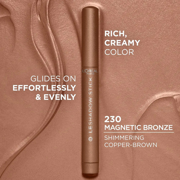 Изображение товара Тени для век L'Oreal Paris Le Shadow Stick 230 в стике (Magnetic Bronze)
