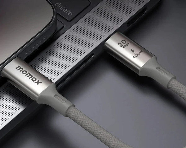 Изображение товара Кабель Momax Elite USB-C/USB-C / DC31L (1м, титан)