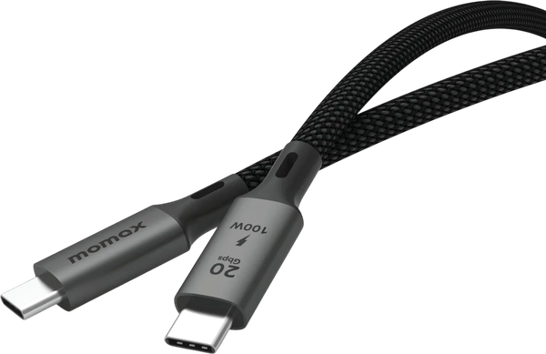 Изображение товара Кабель Momax Elite USB-C/USB-C / DC32D (2м, черный)
