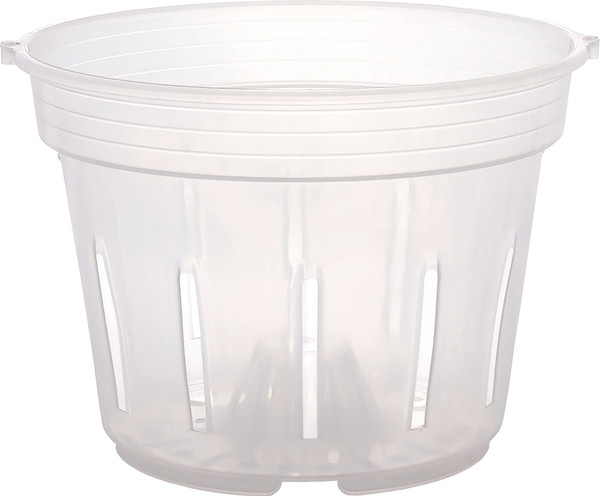 Изображение товара Вазон BOTANICA для орхидей с боковыми прорезями 18x15см (прозрачный)