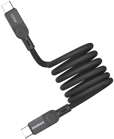 Изображение товара Кабель Momax Mag.Link USB-C/USB-C / DC35D (1м, черный)