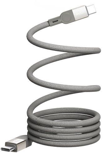 Изображение товара Кабель Momax Mag.Link USB-C/USB-C / DC35L (1м, титан)