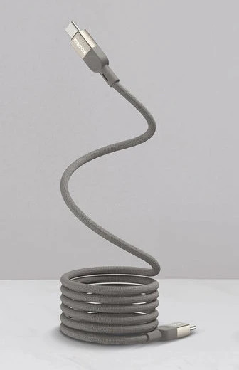 Изображение товара Кабель Momax Mag.Link USB-C/USB-C / DC35L (1м, титан)