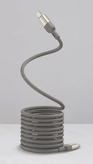 Изображение товара Кабель Momax Mag.Link USB-C/USB-C / DC36L (2м, титан)