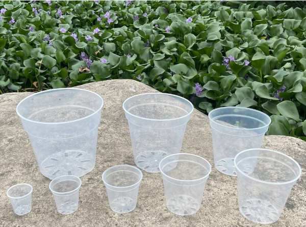 Изображение товара Вазон BOTANICA Clear дренажный 15x14см (прозрачный)