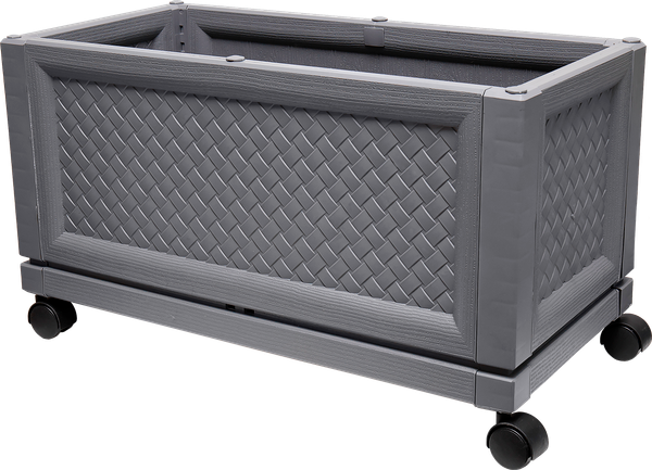 Изображение товара Вазон BOTANICA 60x30x28.5 на колесах