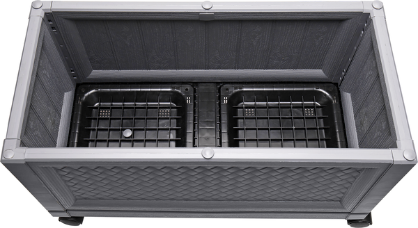 Изображение товара Вазон BOTANICA 60x30x28.5 на колесах