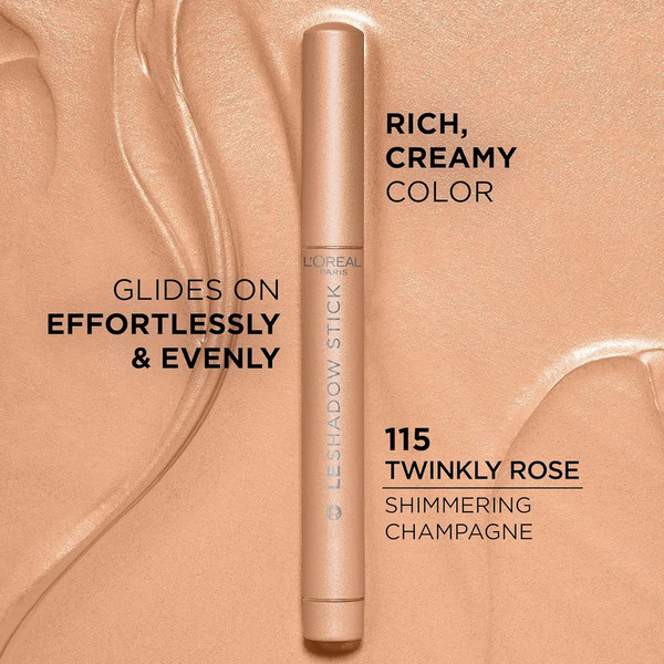 Изображение товара Тени для век L'Oreal Paris Le Shadow Stick 115 в стике (Twinkly Rose)