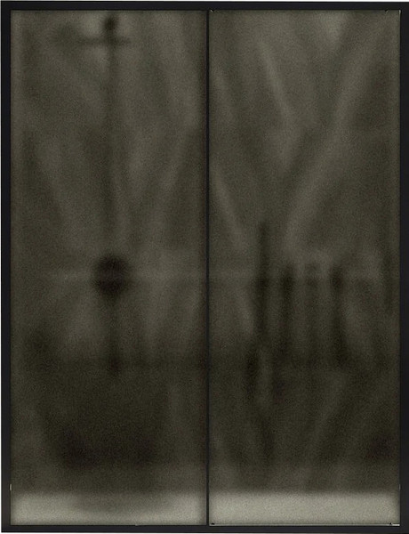 Изображение товара Душевая дверь MaybahGlass 195x120 / MGD-1542-6 (бронза матовая стекло/черный)