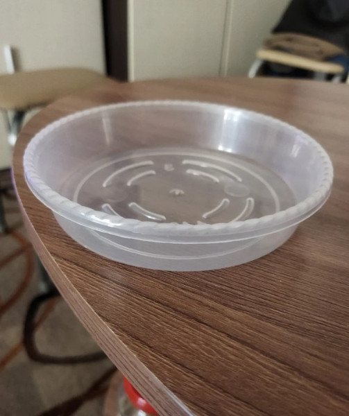 Изображение товара Поддон для вазона BOTANICA Круглый 25x3.6см (прозрачный)