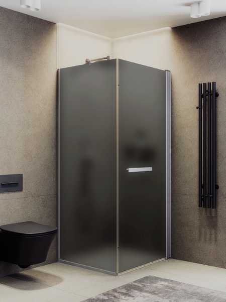 Изображение товара Душевой уголок MaybahGlass MGY-1322-5 (графит матовый стекло/хром матовый)