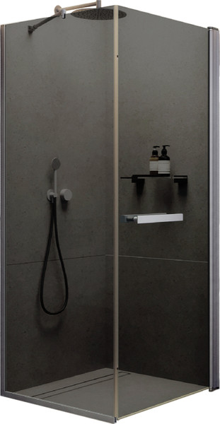 Изображение товара Душевой уголок MaybahGlass MGY-1321-5 (графит стекло/хром матовый)
