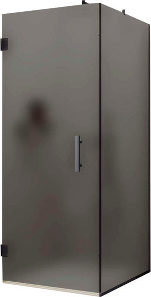 Изображение товара Душевой уголок MaybahGlass MGY-1310-6 (графит матовый стекло/черный)