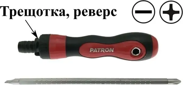 Изображение товара Отвертка Patron 28 613 / P-8152R