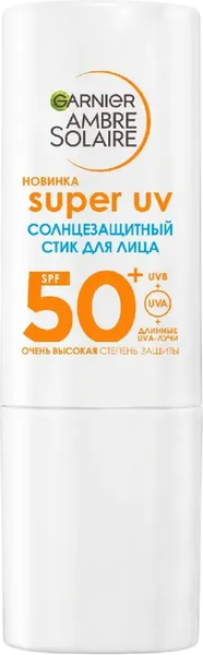Изображение товара Стик солнцезащитный Garnier Ambre Solaire Super UV SPF50+ (9мл)