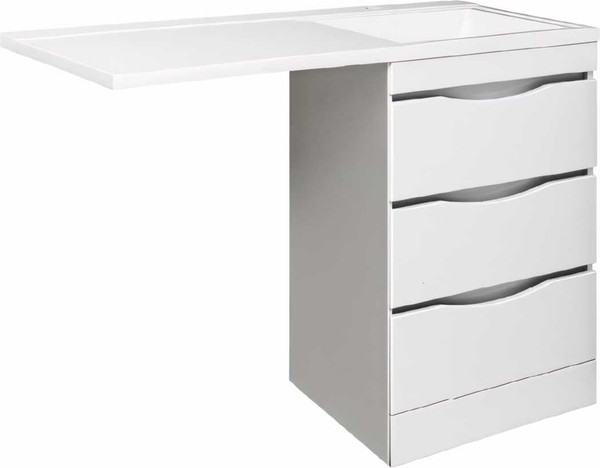 Изображение товара Умывальник Runo Гамма 120 лайт с левым крылом (белый)