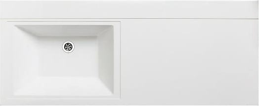 Изображение товара Умывальник Runo Гамма 120 лайт с правым крылом (белый)