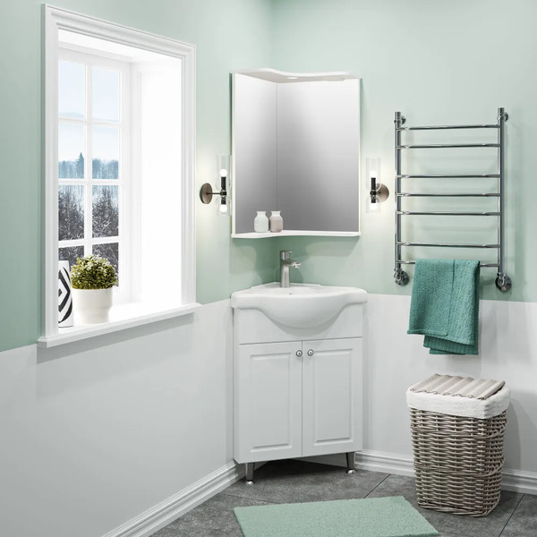 Изображение товара Зеркало Runo Классик 65 угловое