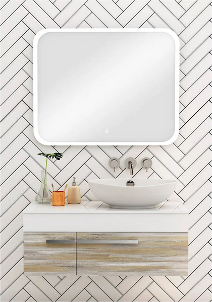 Изображение товара Зеркало Runo Руан Led 100х80 (с подсветкой)