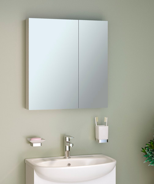 Изображение товара Шкаф с зеркалом для ванной Runo Лада 60 (белый)