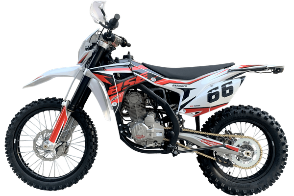 Изображение товара Мотоцикл BSE Z4 Red 66 / B0Z4KA015HRH1