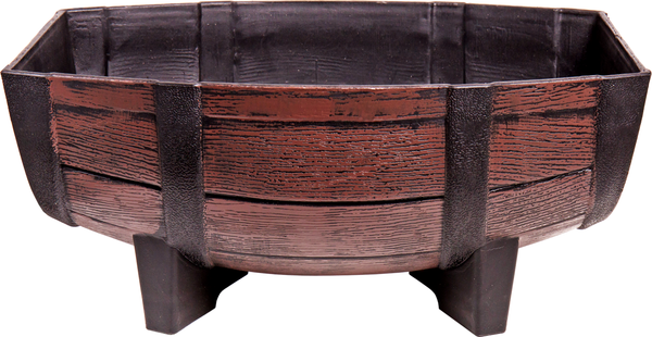 Изображение товара Кашпо BOTANICA Бочка 41x29.5x18см