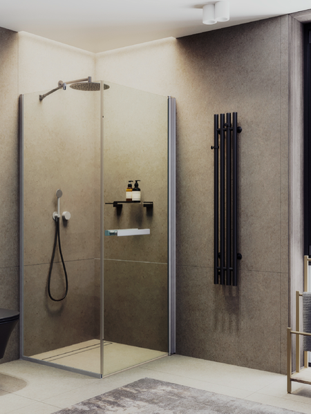 Изображение товара Душевой уголок MaybahGlass MGY-1312-5 (бесцветное стекло/хром матовый)