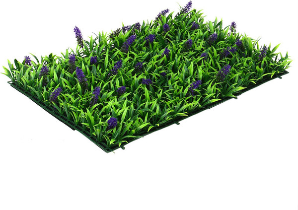 Изображение товара Искусственное растение GREENGO Фиолетовые цветы 60x40см